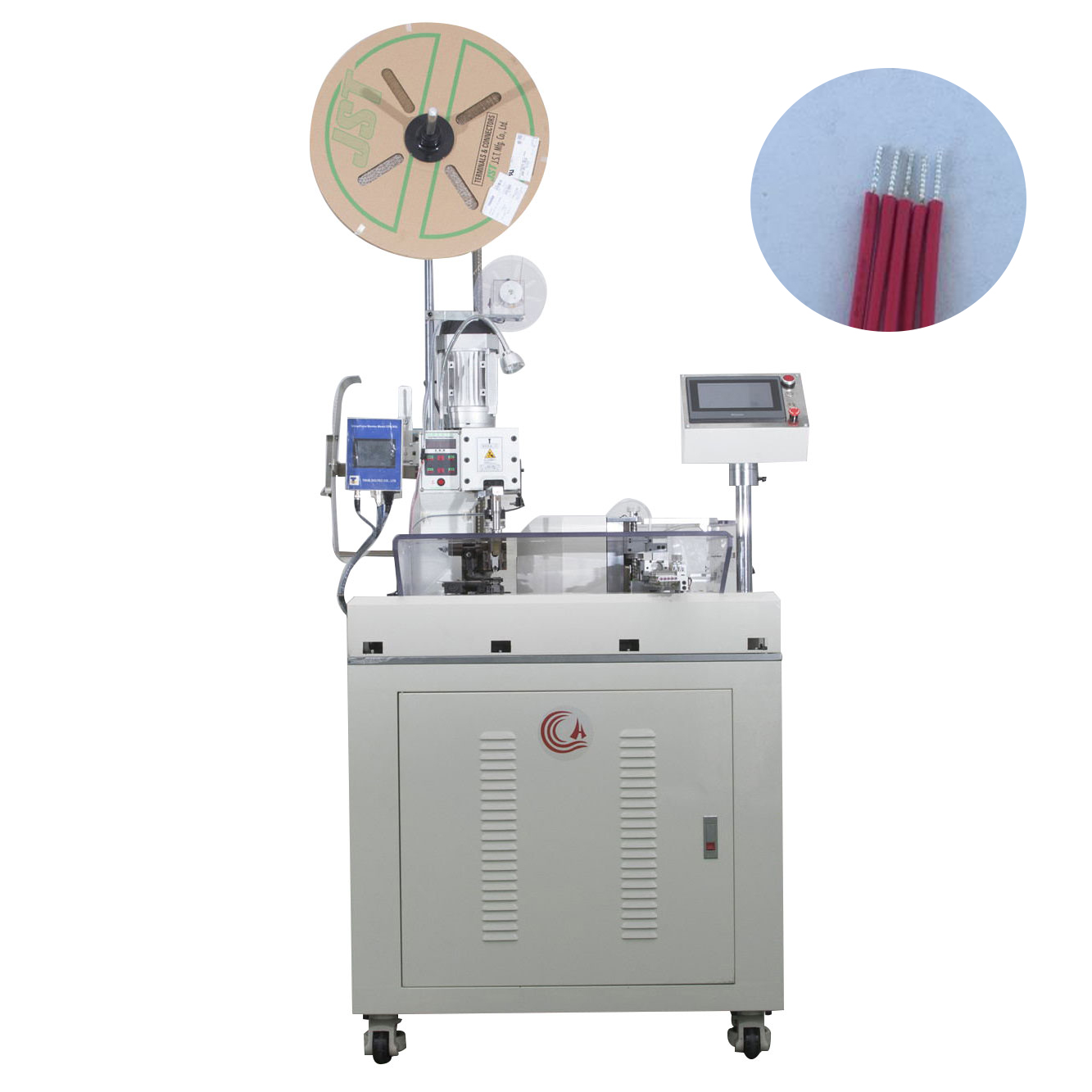 HC-10+NT全自動(dòng)壓著、扭線沾錫機(jī)（一端壓接一端沾錫）